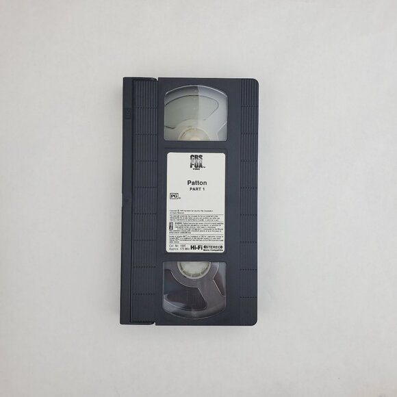 Patton - VHS Tape 1969 - 2-Tape Set - CBS Fox Video - Picture 2 of 8